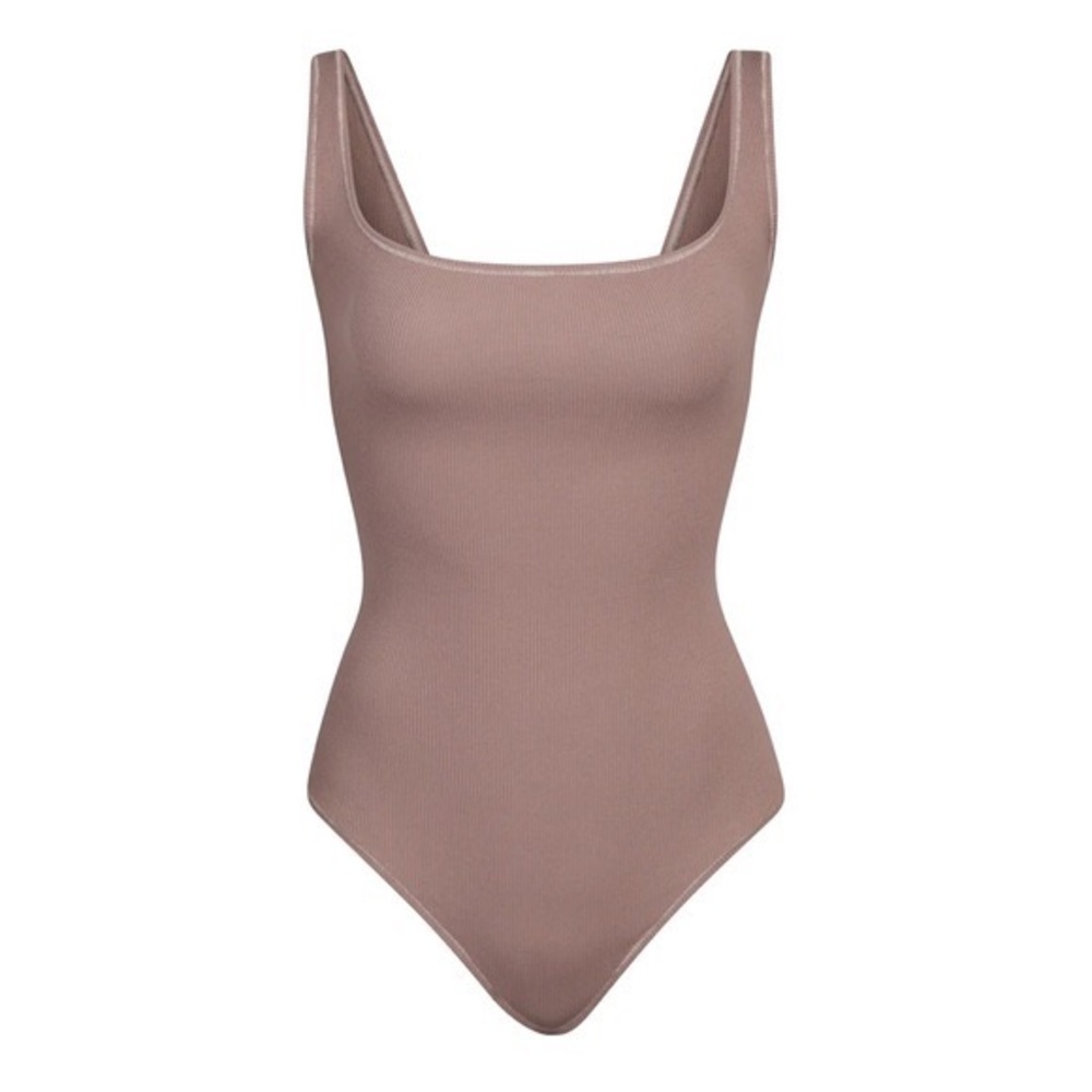 skims cotton rib bodysuit
